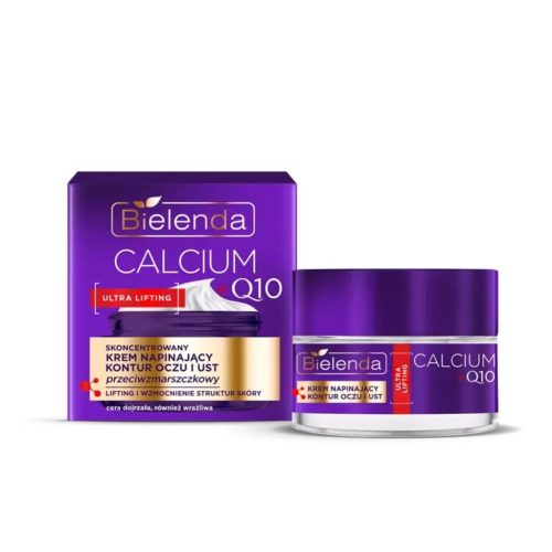 Bielenda Calcium Q10 szem- és ajakkontúr feszesítő ránctalanító krém kalciummal