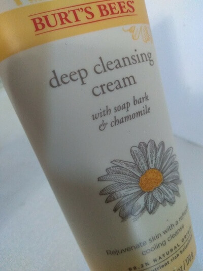 Burt's Bees Deep Cleansing Cream arctisztító természetes összetevőkkel