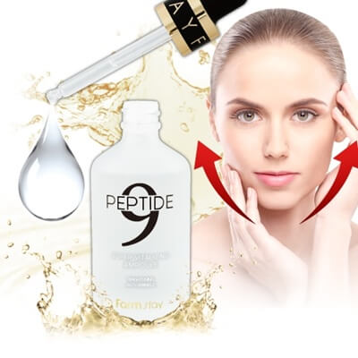 FarmStay Peptide 9 – anti-aging szérum érett bőrre