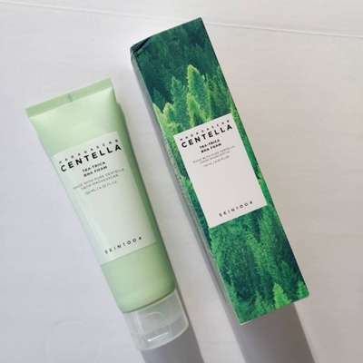 Skin1004 Tea‑Trica BHA arctisztító hab – zsíros és pattanásos bőrre